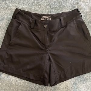 Womens Nike Black Golf Shorts Size 6